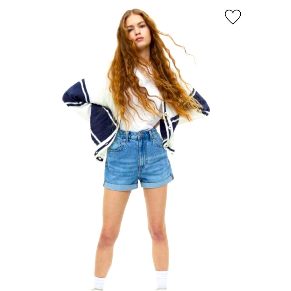 H&M high waisted mom shorts